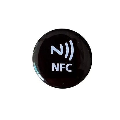 Individuell gestalteter NFC Epoxidaufkleber für Werbezwecke und Marketing

