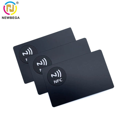 Matte Black Metal NFC Card