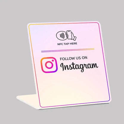Erhöhen Sie Ihre Instagram-Likes direkt mit dem NFC-Displayständer für Social Media
