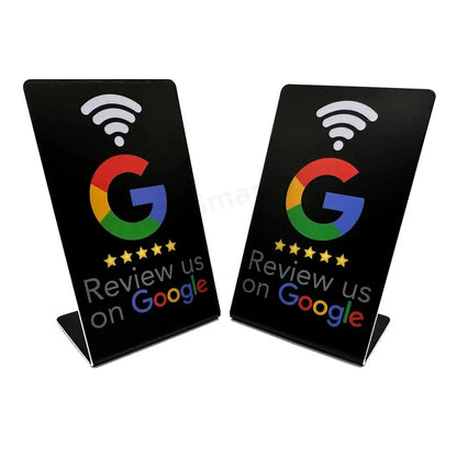 Google-Rezensionen leicht erfassen mit NFC-Stand
