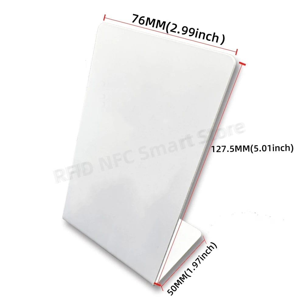 Tischdisplay-NFC-Stand für nahtlose Informationsweitergabe und schnelle Kundeninteraktion.

