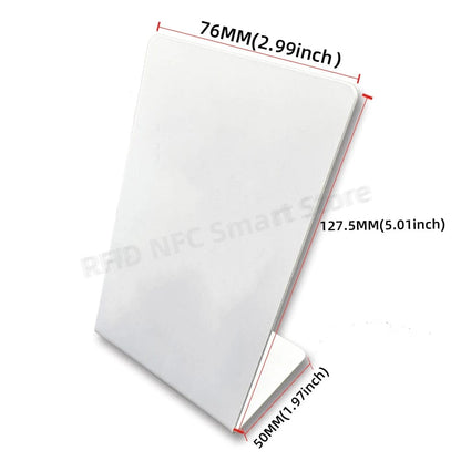 Tischdisplay-NFC-Stand für nahtlose Informationsweitergabe und schnelle Kundeninteraktion.

