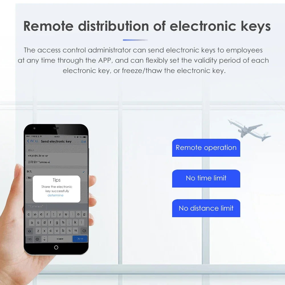 TTLock H3/H3F Fingerprint Door Access Control System – Bluetooth, NFC, RFID, Password & App Control | IP66 Waterproof