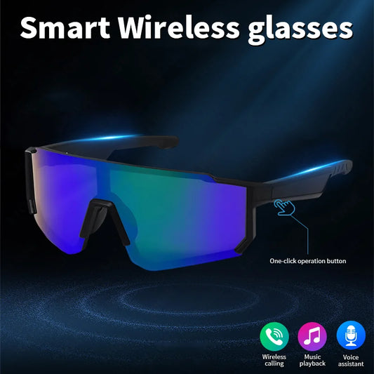 LIGE Smart Cycling Glasses 2025 – Bluetooth Calls, Music &amp; AI Voice Assistant, Outdoor Sports Sunglasses