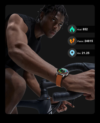 LIGE Smartwatch for Men – Bluetooth Call, Fitness &amp; Sports Tracker, IP68 Waterproof