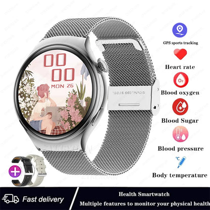 NFC Smartwatch 2025 – 1.27" AMOLED, GPS &amp; Bluetooth Call