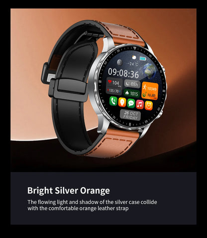 LIGE Smartwatch for Men – Bluetooth Call, Fitness &amp; Sports Tracker, IP68 Waterproof