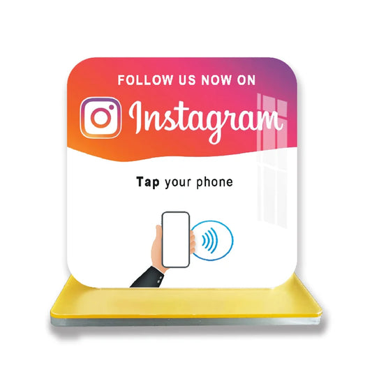 Instagram NFC Review Stand – kontaktlos Follower gewinnen und Social Media Präsenz steigern