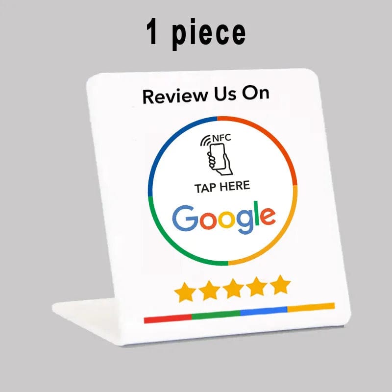 Display für Google-Bewertungen: NFC-Technologie für transparente Kundenbewertungen
