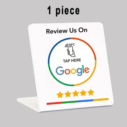 Display für Google-Bewertungen: NFC-Technologie für transparente Kundenbewertungen
