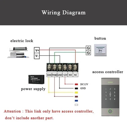 TTLock Fingerprint Access Control – Metal Housing, Rainproof, App & PIN, 13.56 MHz IC Card Reader