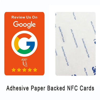 NFC-fähige Google-Bewertungskarten für interaktive Kundenfeedback-Kampagnen
