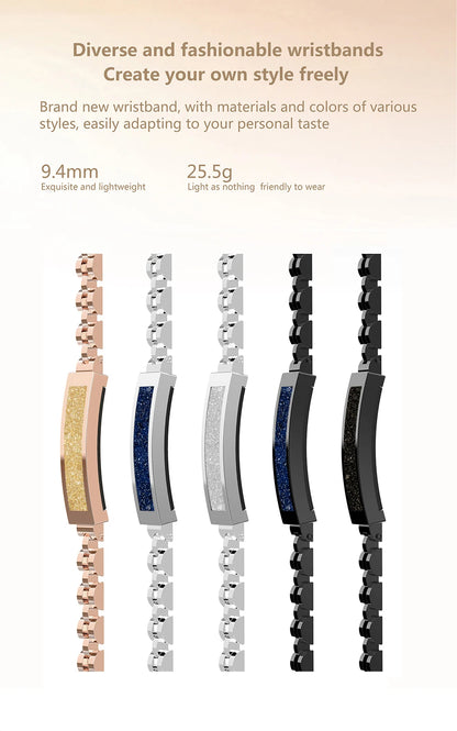 LIGE BWS2 Damen Fitness Tracker 2025 – Ohne Bildschirm, Herzfrequenz, SpO₂ & Schlaftracking | Taggytech