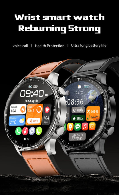 LIGE Smartwatch for Men – Bluetooth Call, Fitness &amp; Sports Tracker, IP68 Waterproof