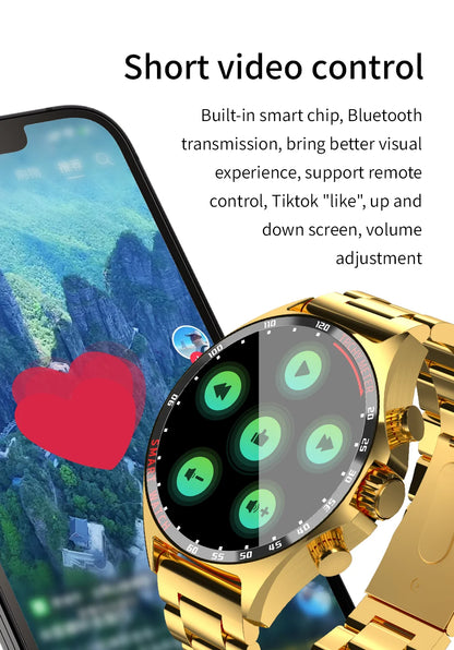 LIGE Outdoor Smartwatch 2025 – Wasserdicht, GPS, Höhenmesser, Kompass, NFC & 410 mAh Akku für Männer