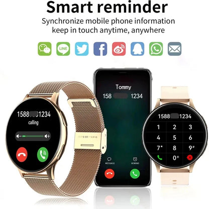 Xiaomi Smartwatch 2024 – NFC &amp; Bluetooth Call, IP67 Waterproof, Fitness &amp; Sleep Tracker, 1.28" Display, Watch Faces, for Women &amp; Men
