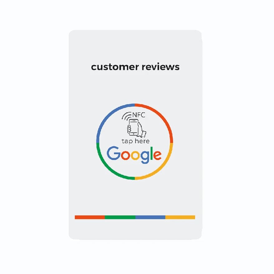 NFC Karte für Google-Bewertungen direkt scannen
