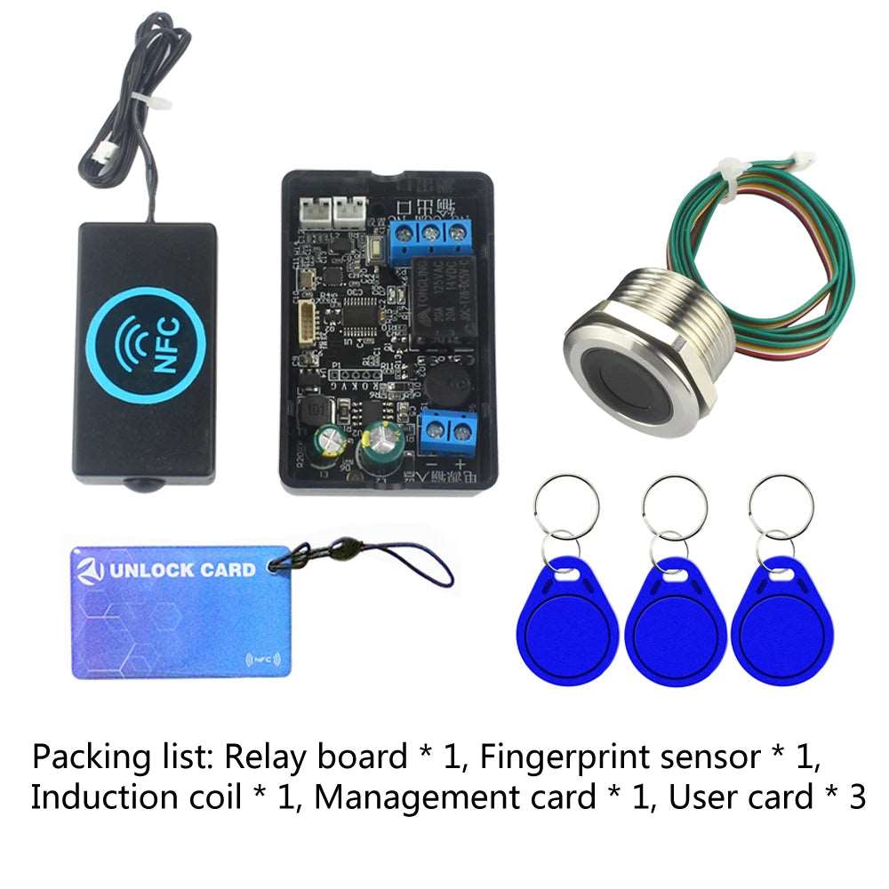Optimieren Sie Ihre Zugangskontrolle mit dem NFC-Fingerabdruck-Steuermodul
