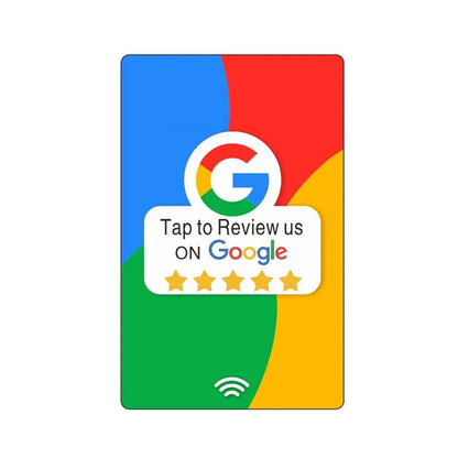 NFC Karte für Google-Bewertungen direkt scannen und Feedback sammeln
