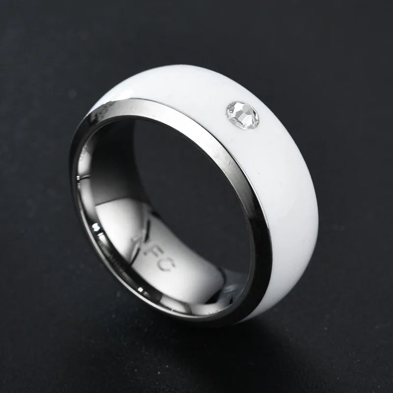 NFC Smart Ring made of stainless steel – Intelligent finger ring for Android & iPhone | Taggytech