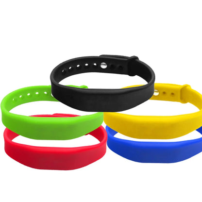 Adjustable NFC Silicone Wristband NTAG215 – Waterproof RFID Bracelet 13.56 MHz