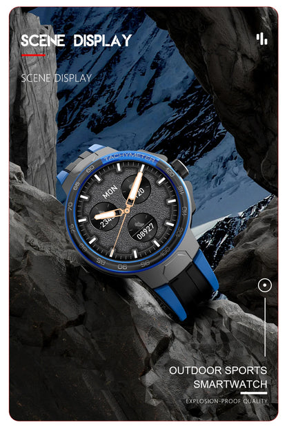 LIGE Smartwatch Männer 2024 – NFC, Fitness & Sport, Bluetooth-Anruf, Musik, Wasserdicht | Taggytech
