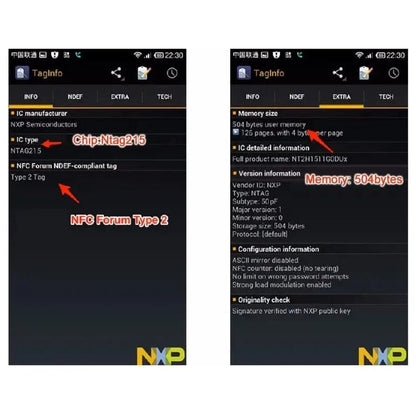 Programmierbarer NFC-Tag für Google-Bewertungen