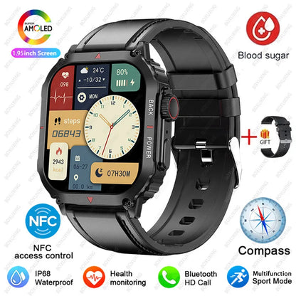 ساعة ذكية متعددة الوظائف NFC GPS مع هاتف بلوتوث ومساعد صوتي
