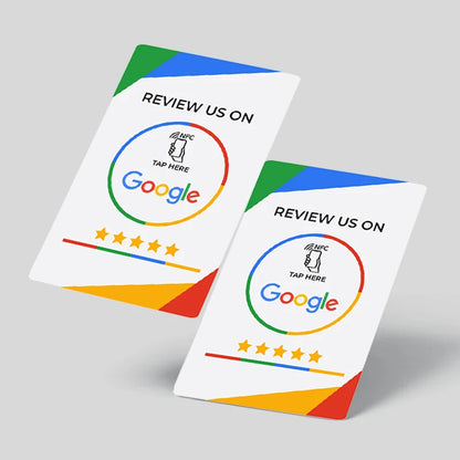 Google Review NFC Karte – NTAG215 Chip mit hoher Speicherkapazität & kontaktloser Bewertungsfunktion