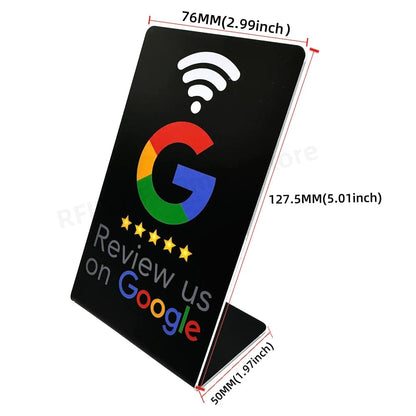 Google-Bewertungen auf einfache Weise sammeln mit NFC-Stand

