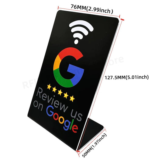 Google-Bewertungen auf einfache Weise sammeln mit NFC-Stand
