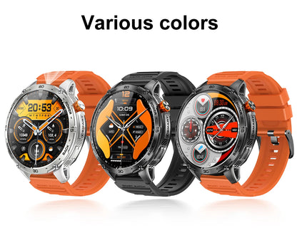 LIGE 2025 Militär Outdoor Smartwatch Herren – 1,75" AMOLED HD, 730 mAh Akku, Taschenlampe, 3ATM Wasserdicht | Taggytech