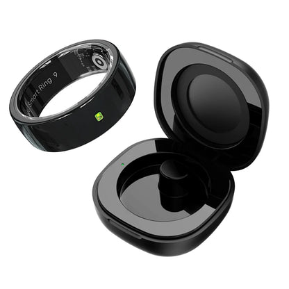 R05 NFC Smart Ring – 5ATM Waterproof, Health &amp; Sleep Monitor, Gesture Control &amp; Charging Case | For Android &amp; iOS