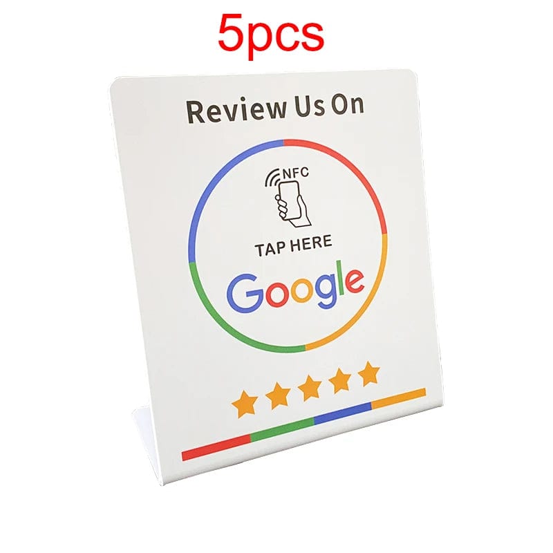 NFC Google Review Stand für die nahtlose Sammlung von Google-Bewertungen
