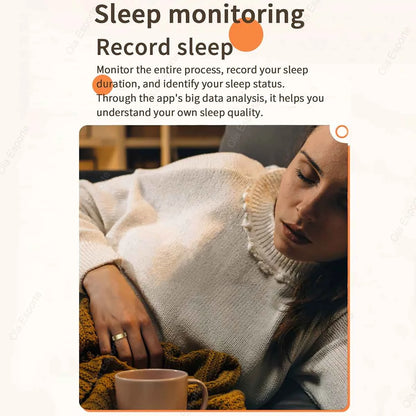 Smart Ring – Intelligent health ring with Bluetooth, heart rate &amp; sleep monitoring, waterproof, for iOS &amp; Android