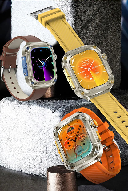 LIGE Outdoor Smartwatch for Men – GPS, Compass, NFC, 2.1" AMOLED, 460 mAh Battery
