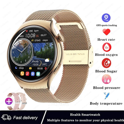 NFC Smartwatch 2025 – 1.27" AMOLED, GPS &amp; Bluetooth Call