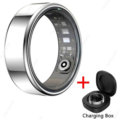 Smart Ring – Intelligent health ring with Bluetooth, heart rate &amp; sleep monitoring, waterproof, for iOS &amp; Android