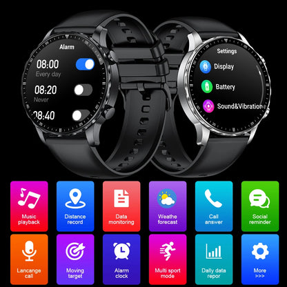LIGE Smartwatch for Men – Bluetooth Call, Fitness &amp; Sports Tracker, IP68 Waterproof