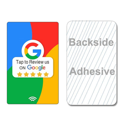 Verbessern Sie Ihre Google-Bewertungen durch schnelles Scannen von NFC-Karten.

