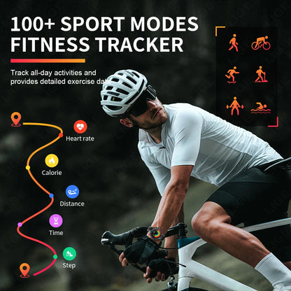 LIGE Smartwatch Männer 2024 – NFC, Fitness & Sport, Bluetooth-Anruf, Musik, Wasserdicht | Taggytech