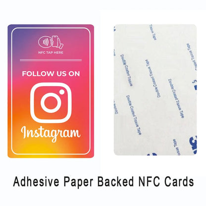 Instagram NFC Karte für direkte Kundeninteraktion und Follow-Anfragen