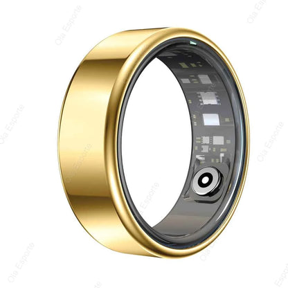Smart Ring 2024 – Heart Rate &amp; Sleep Monitor, IP68 Waterproof, Stainless Steel