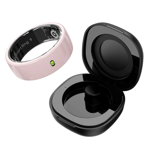 R05 NFC Smart Ring – 5ATM Waterproof, Health &amp; Sleep Monitor, Gesture Control &amp; Charging Case | For Android &amp; iOS