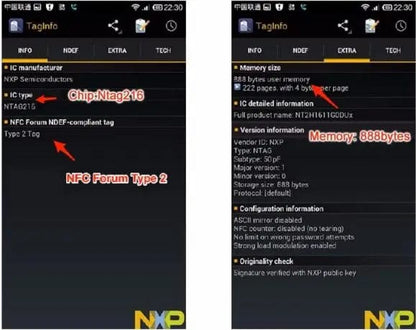 Kundenspezifisch bedruckter NFC-Schlüsselanhänger