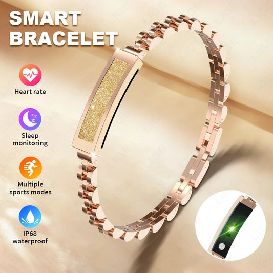 LIGE BWS2 Fitness Tracker 2025 – Women’s Smartwatch without Screen, Heart Rate, Blood Oxygen &amp; Sleep Monitoring