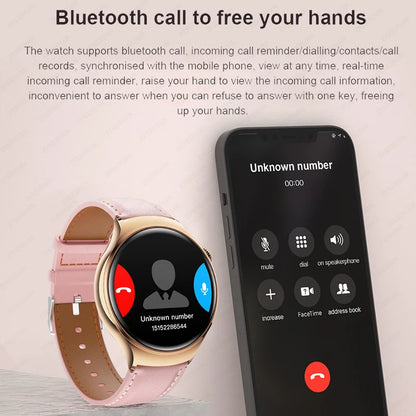 NFC Smartwatch 2025 – 1.27" AMOLED, GPS &amp; Bluetooth Call