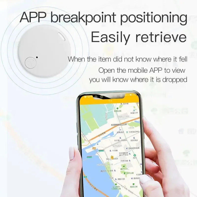 جهاز Xiaomi Mini GPS Tracker – بلوتوث 5.0، جهاز مضاد للضياع للحيوانات الأليفة والأطفال والحقائب والمفاتيح