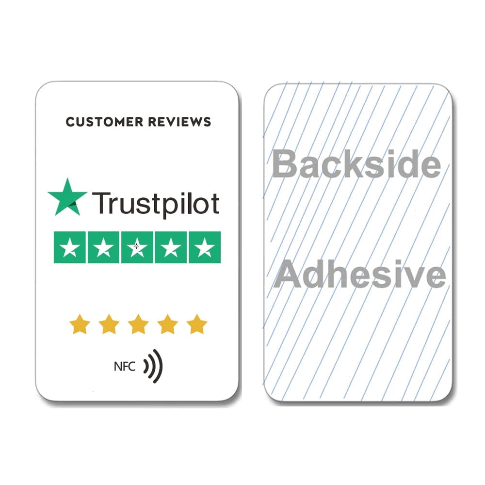 NFC-Karte für Trustpilot-Bewertungen – scannen und bewerten
