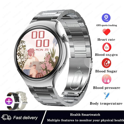 NFC Smartwatch 2025 – 1.27" AMOLED, GPS &amp; Bluetooth Call